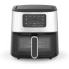 Air Fryer Oven – 6-Qt Basket Stainless Steel Air Fryer – Dishwasher-Safe Parts with 5 Presets