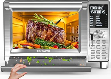 Bravo XL Pro Air Fryer Toaster Oven, Improved 100% Super Convection, Quicker & Crispier Results, 112 Foolproof Presets, Multi-L