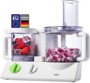 Braun 12 in 1 Multi-Functional Food processor | Kitchen System With Dual Control Technology, chopper, Blender, Juice Extractor