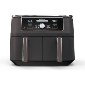 Air Fryers, 10 Quart, 6-in-1, 2 Independent Frying Baskets, Match Cook & Smart Finish, Kitchen Appliances, Air Fryers