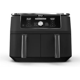 Ninja DZ401 Foodi 10 Quart 6-in-1 DualZone XL 2-Basket Air Fryer with 2 Independent Frying Baskets, Match Cook & Smart Finish