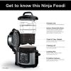 Ninja FD401 Foodi 12-in-1 Deluxe XL 8 qt. Pressure Cooker & Air Fryer that Steams, Slow Cooks, Sears, Sautés, Dehydrates & More