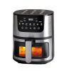 7L Electric Air Fryer Smart Multi-function Hot Convection Oven Deep Fryer Without Oil LED Touch Control 1400W Visible Window