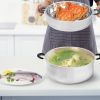 30 CM Stainless Steel 3 Tier Steamer Pot Steaming Cookware - Triply Bottom, Kitchen