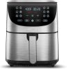 Air Fryer Oven Digital Display 7 Quart Large AirFryer Cooker 12 Touch Cooking Presets, XL Air Fryer Basket 1700w Power Multifunc