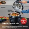 Instant Pot Duo Crisp Ultimate Lid,13-in-1 Air Fryer and Pressure Cooker Combo,Slow Cook, Bake, Steam, Warm,Proof,6.5 Quart