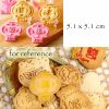 2 Sets Fu Character/Shuang Xi Lantern Shape Cookie Cutters Mold Chinese Wedding/ Chinese New Year Decorating Tool