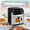 Air Fryer 6.2 QT Oilless 1500W Large Capacity Oven Air Fryers Healthy Cooker with 10 Preset, Visual Cooking Window