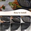 Stainless Steel Splatter Shield for Ninja Foodi FG550, Air Fryer Accessories for Ninja Foodi 5-in-1 Indoor Grill