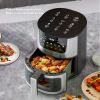 7L Electric Air Fryer Smart Multi-function Hot Convection Oven Deep Fryer Without Oil LED Touch Control 1400W Visible Window