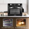 Air Fryer Oven,10-in-1 Air Fryer Toaster Oven Combo,24QT Convection Toaster Oven Countertop with Rotisserie & Dehydrator