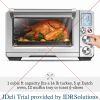 Air Fryers, Smart Oven, 13Cooking Functions, Element IQ Systeam , Brushed Stainless Steel, 17.2" X 21.4" X 12.8", Deep Fryers