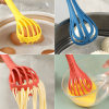 1pc; Multifunctional 3-in-1 Egg Whisk Food Holder Noodle Holder Baking Tool Egg Stirrer Manual Whisk 1 Pack 11.02''×2.76''