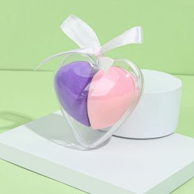 Makeup Sponge 2 Pcs blender sponge for Liquid, Cream, and Powder, Multi-colored Makeup Sponges (Color: 1)