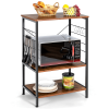 Kitchen And Living Room 3-Tier Food Stand Storage Shelf