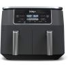 Ninja DZ201 Foodi 8 Quart 6-in-1 DualZone 2-Basket Air Fryer with 2 Independent Frying Baskets, Match Cook & Smart Finish