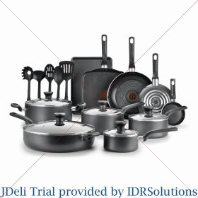 Nonstick Cookware Nonstick Cookware Set for Kitchen Pots Offers Dishwasher Safe 20 Piece Set Free Shipping Non-stick Pan Cooking (Color: Gray)