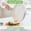 Healthy Ceramic Nonstick 16 Piece Kitchen Cookware Set Pots and Frying Sauce Saute Pans Set, PFAS-Free, Taupe