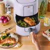 3 Qt Air Fryer with TurboCrisp Technology, Cornflower Blue