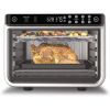 Air Fryers, 10-in-1 Digital Countertop Convection Toaster Oven with Dehydrate and Reheat, Stainless Steel Finish, Deep Fryers