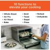 Air Fryers, 10-in-1 Digital Countertop Convection Toaster Oven with Dehydrate and Reheat, Stainless Steel Finish, Deep Fryers